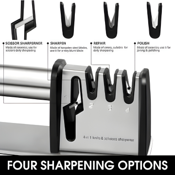 Using Knife Sharpener